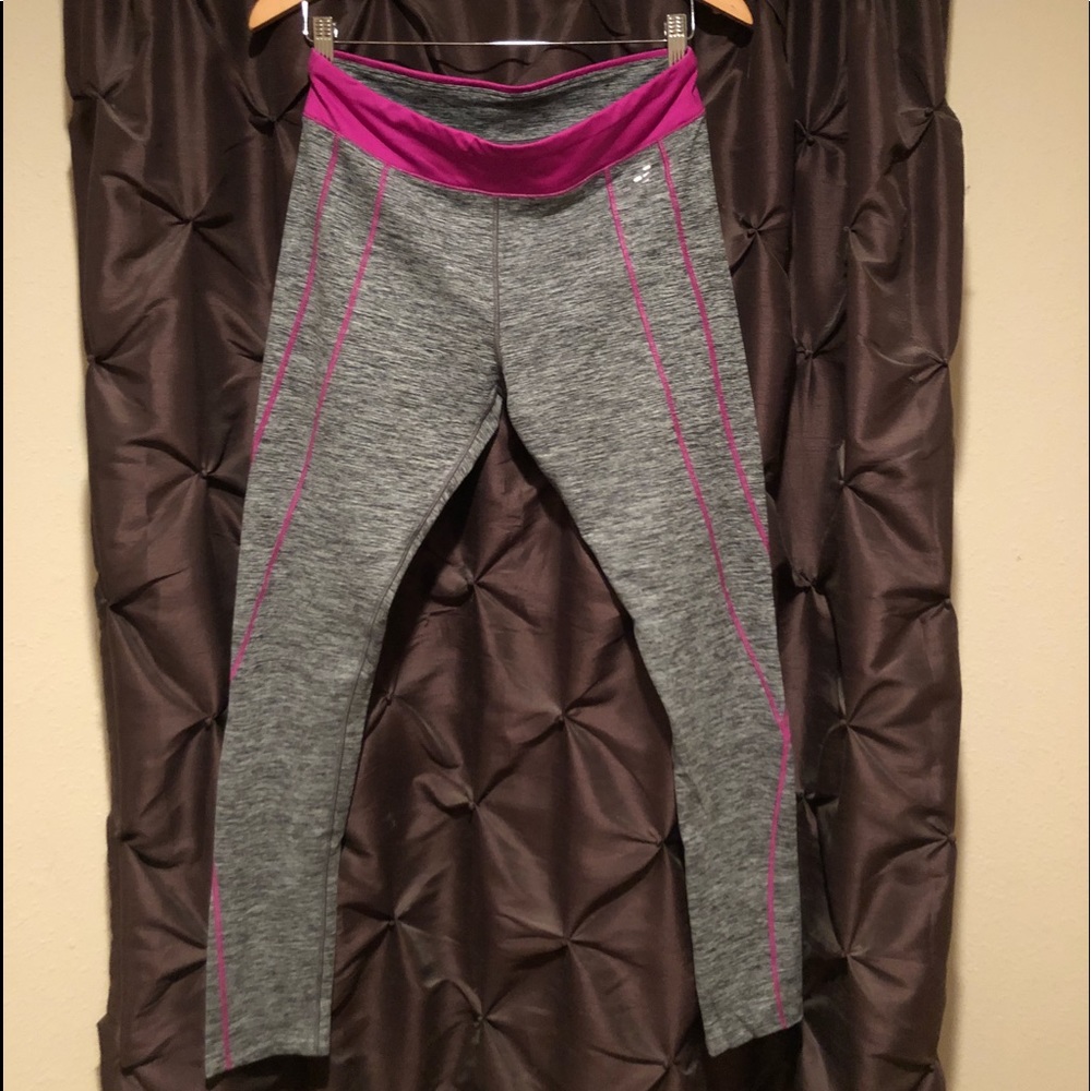 Ankle length leggings Pink & Grey